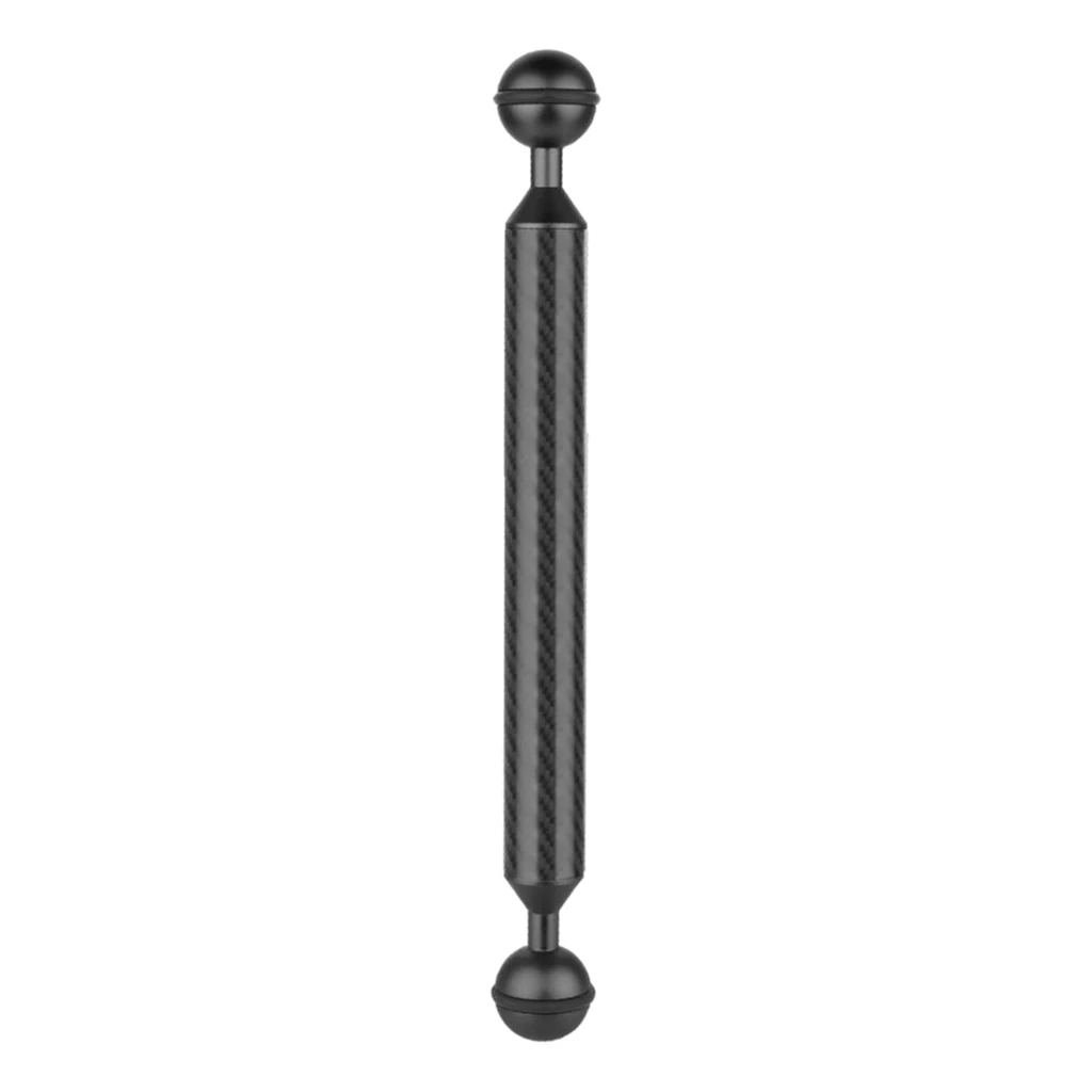 

9inch Length 20.8mm Diameter Dual Balls Carbon Fiber Floating Arm Extend Bracket , Ball Diameter: 1inch