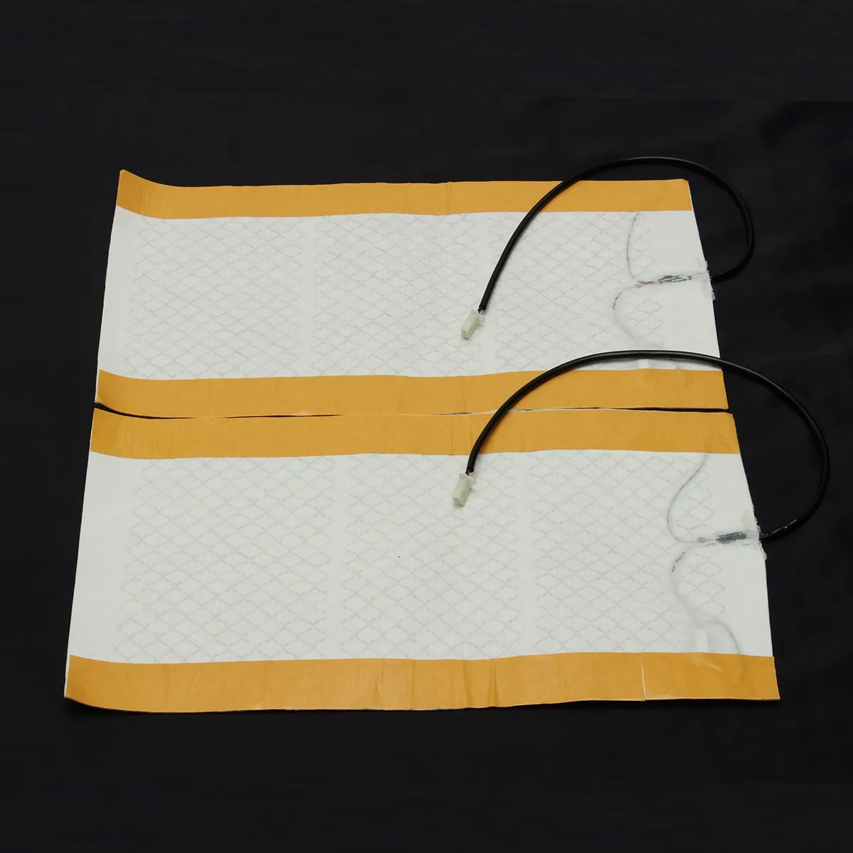 

X-2Pcs 12V Универсальный Автомобильный тепловой коврик чехлы для сидений из углеродного волокна Подогрев Авто Автокресло нагревательный коври...