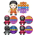 Маска игра поп пузырьковая игрушка-антистресс круглая Шестигранная игрушка для взрослых сжимаемая Игрушка антистресс поп мягкий Сжимаемый Подарок детская игрушка