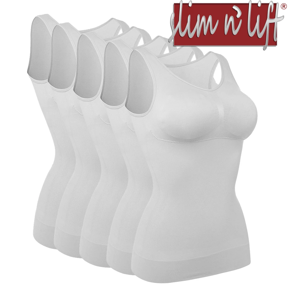 5 упаковок Genie Cami Shaper Бесшовные бюстгальтеры в оригинальной упаковке от Slim N Lift |