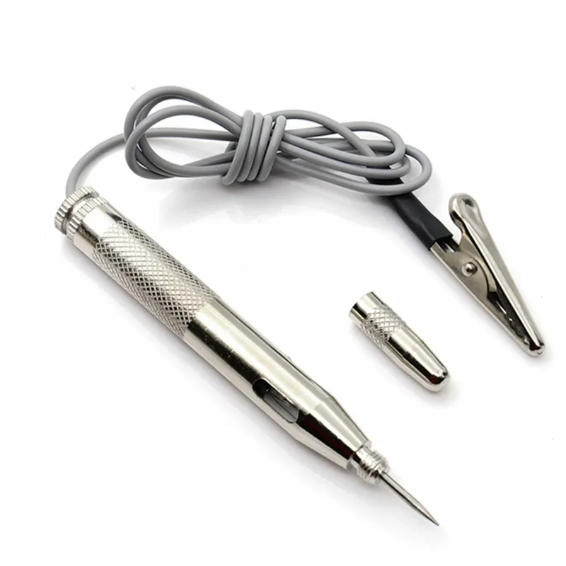 

2021 New DC 6V 12V 24V Probe Light System Test Probe Lamp Auto Car Light Circuit Tester Lamp Voltage Test Pen Detector Copper