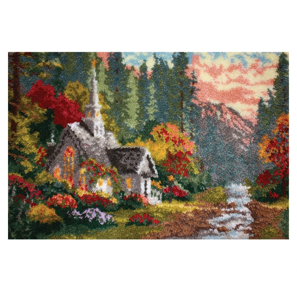 Крюка ковер комплект коврик сделай сам рукоделие незавершенной крючком Ковры