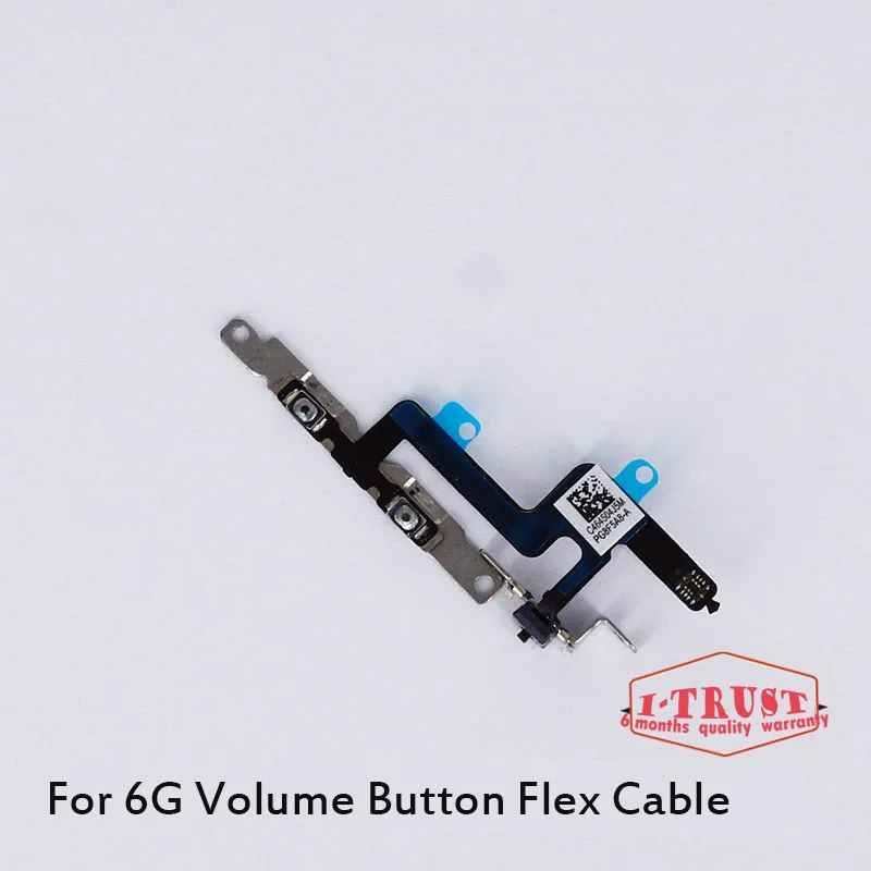 10 шт./лот кнопка выключения звука и гибкий ленточный кабель для iPhone 6G 5