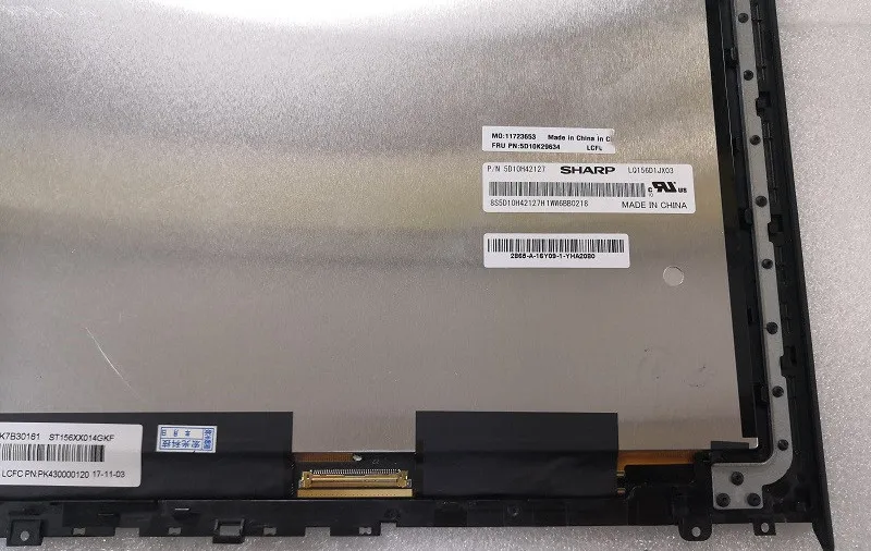 15 6 &quotЖК-экран для ноутбука в сборе Lenovo Ideapad y700-15 Y700-15ISK 80NW 1920x1080 с рамкой |