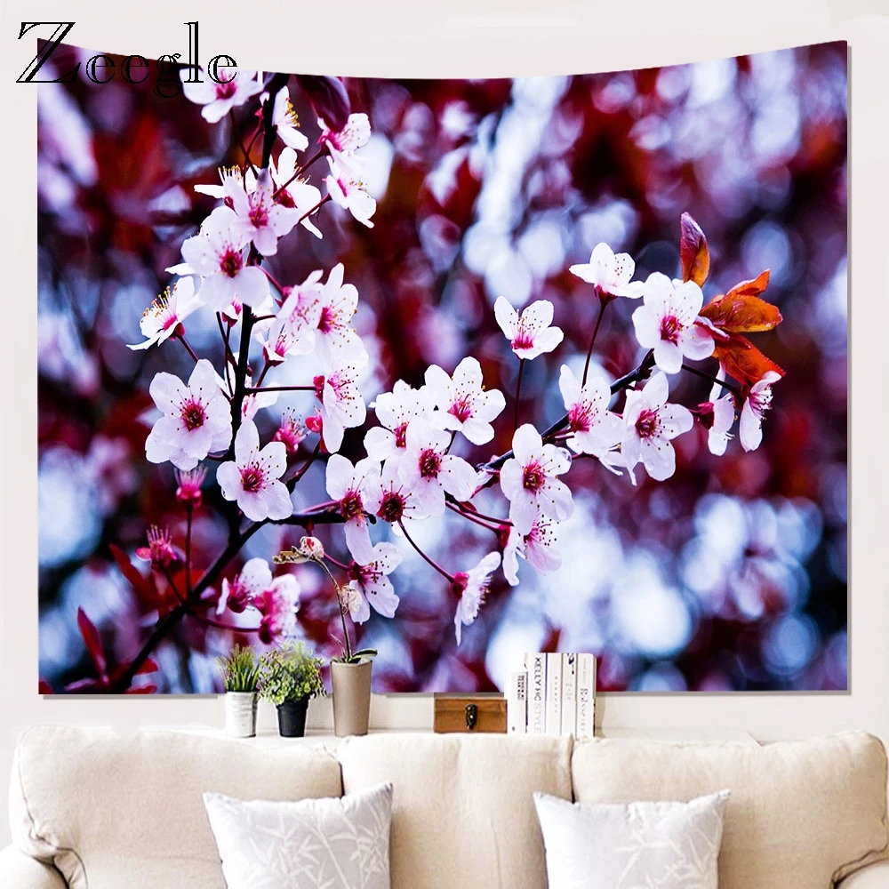 Zeegle 3D Печатный гобелен настенный домашний Декор коврик полотенце пляжное Пикник