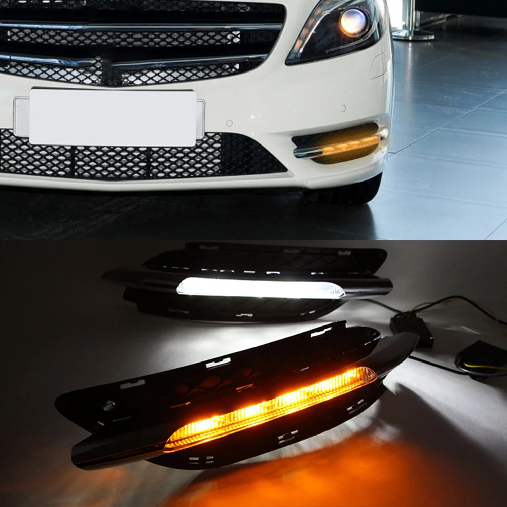 Автомобильный мигающий светильник для Mercedes Benz B200 W246 B180 2011 2014 светодиодный