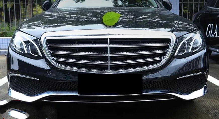 3 шт. Новинка ABS Хромированная передняя решетка нижний бампер крышка для губ