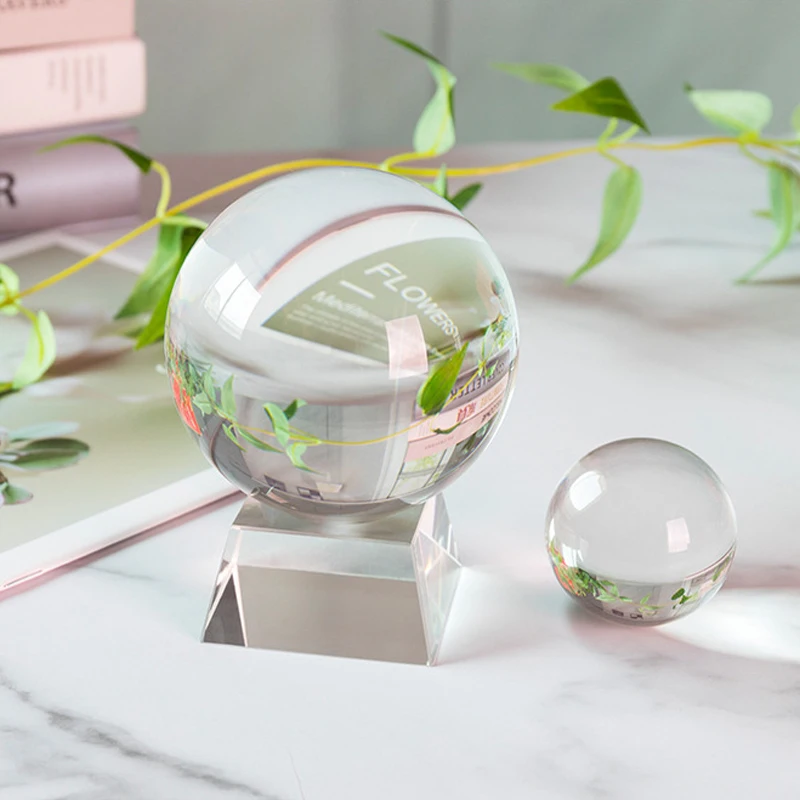 

100 мм идеальный Lensball прозрачный стеклянный хрустальный шар K9 Фотография реквизит новые искусственные хрустальные линзы декоративные шары