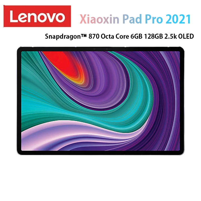 Оригинальный Планшет Lenovo XiaoXin Pad Pro 2021 Восьмиядерный процессор Snapdragon 870 6 ГБ ОЗУ 128 11