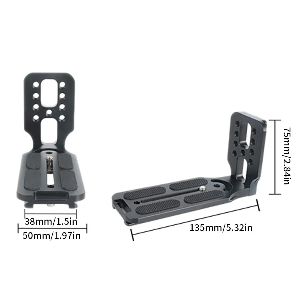 

Hot Camera L Plate Dslr Stand Quick Release Plate Bracket L-Plate Tripod L Mount Tripod Camera Vertical Bracket Camera Accessory