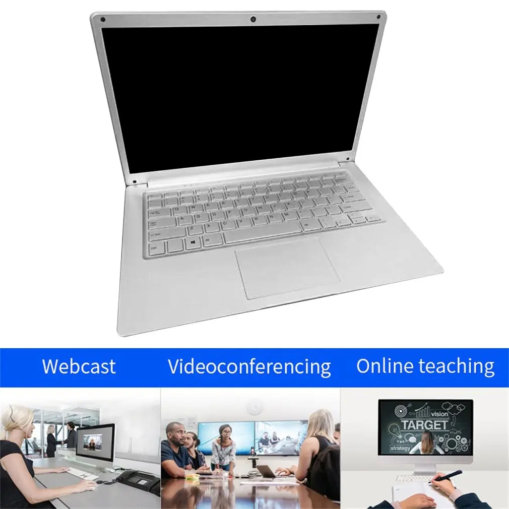 Beste Draagbare 14.1 Inch Single Camera Laptop Led Scherm High Definition 1.5Ghz Quad Core Ultradunne Praktische Computers