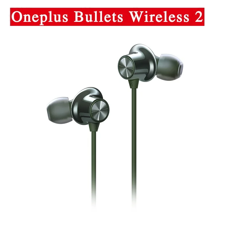 Bullets 2 green OnePlus Bullets беспроводной 2 пули 1 Наушники AptX Гибридный Магнитный контроль помощник Быстрая зарядка для Oneplus 7 Pro 7 - Цвет: Bullets 2 green