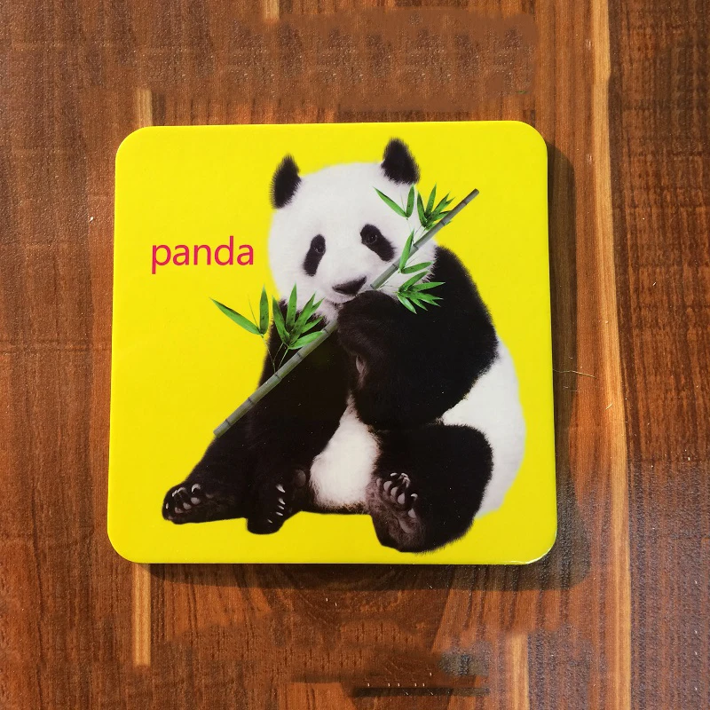 44 шт./компл. детская Фотокарта памяти с животными Монтессори материалы для