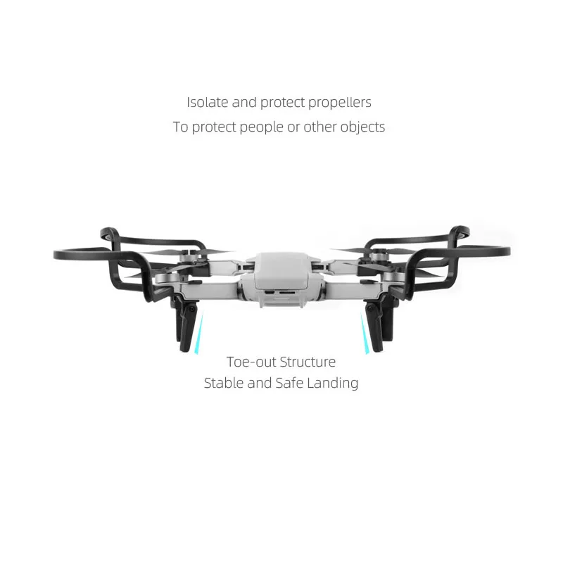 2 в 1 mavic мини шасси сложенная нога+ пропеллер защитное кольцо анти-столкновения Крышка для dji Mavic мини Дрон аксессуары