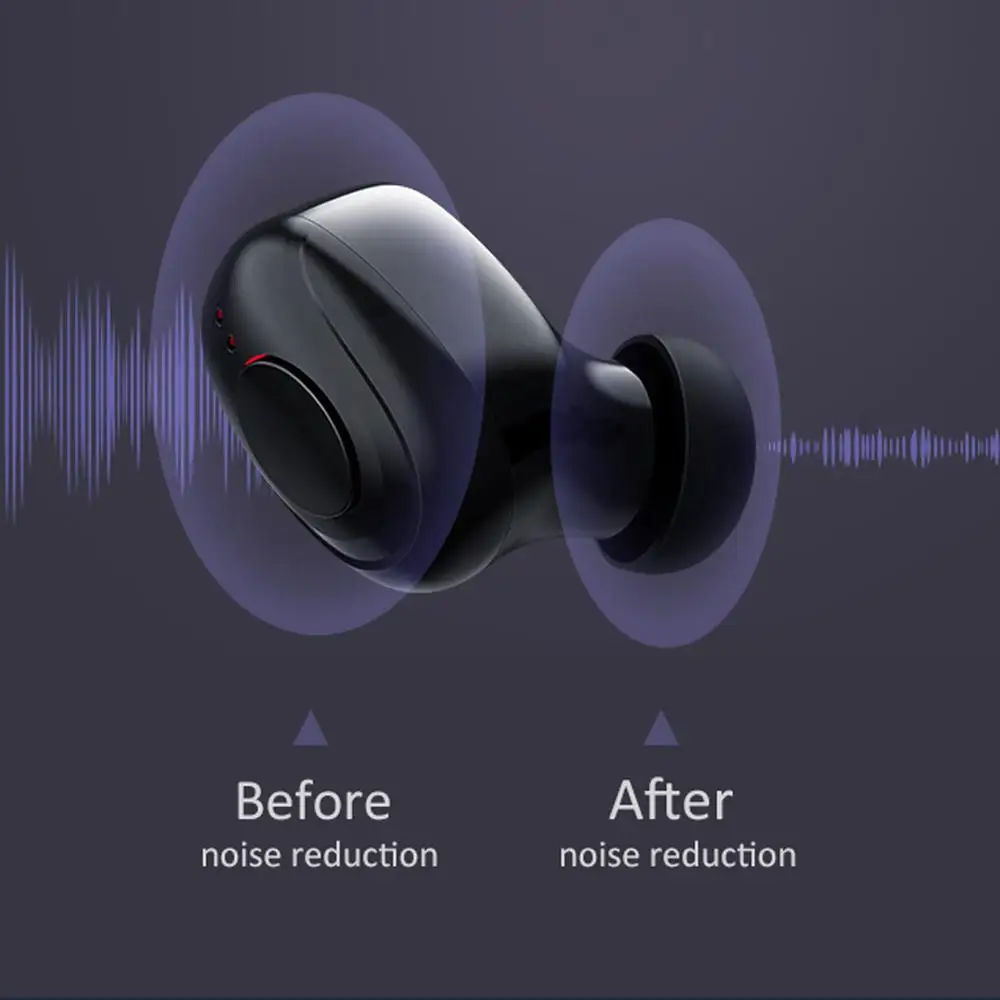 TWS 5 0 беспроводные Bluetooth наушники 8DHiFi стерео мини спортивные Графен бас диафрагма