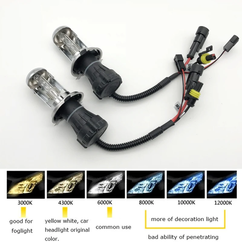 Ксеноновая H4 9003 HB2 Hi/Low 55W тонкий балласт комплект HID Автомобильная фара Лампа 12V