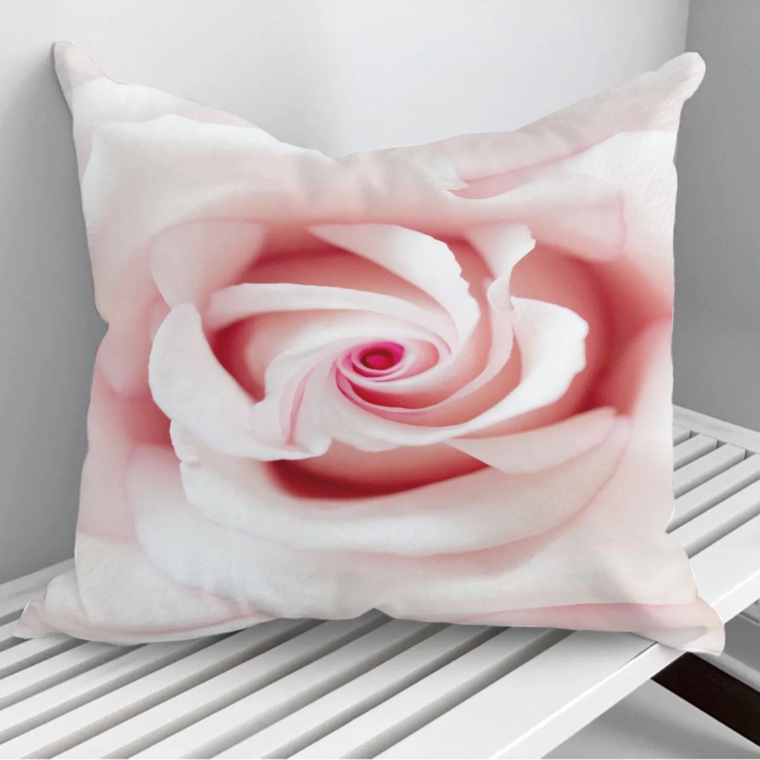 

Blush Beauty Rose 1 Pillowcase Decorative Sofa Cushion Case Bed Pillow Cover Home Decor Car Cushion Cover 45*45cm