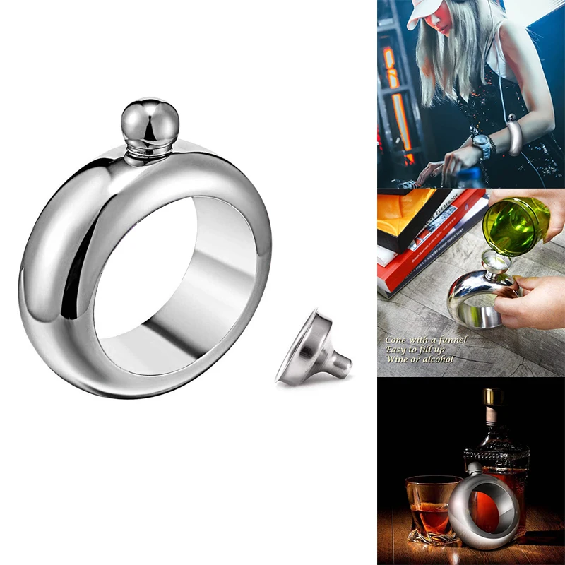 Kolf Bangle Armband, Wijn Whisky Heupfles Fles Drinken Fles, Wijn Likeur Kolf Armband Voor Vrouwen Meisjes Party