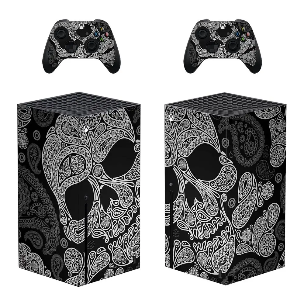 Защитная виниловая наклейка на весь корпус для Microsoft Xbox серии X и двух