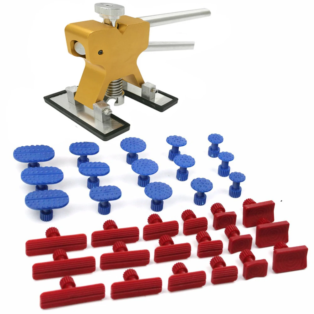 PDR вмятин наборы ручных инструментов клеевой бесцветный набор для выпрямления с сумкой инструмент