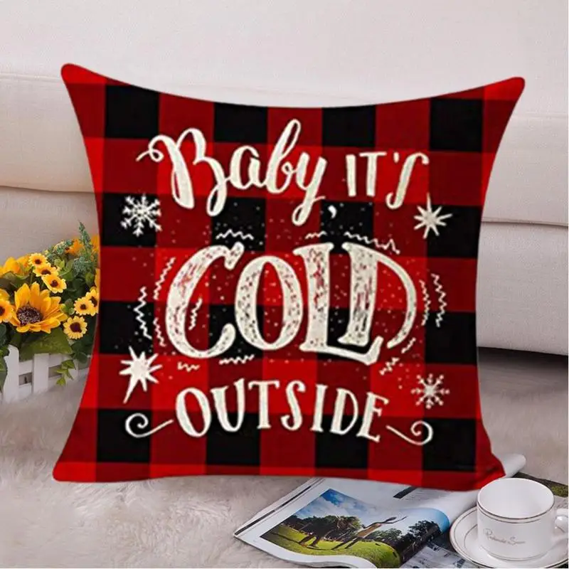 Рождественские украшения декоративные наволочки для подушек в стиле