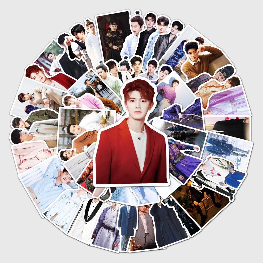 

10/50PCS Retro Star Ren Jialun Stickers Real Person Skateboard Fridge Guitar Laptop Motorcycle Travel Luggage Classic Sticker