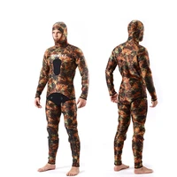 diving suit fishing and hunting diving camouflage fish hunting suit split diving suit wet suit 5mm surfing snorkeling keep warm