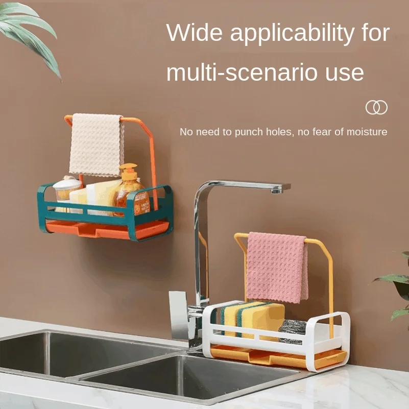 double sink drain rack large sponge towel rack kitchen storage gadgets bowl chopsticks drain rack free global shipping