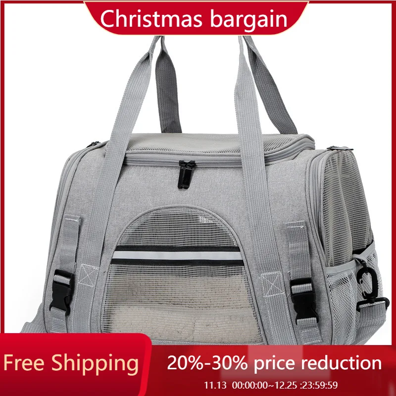 

Pet Carrier Bag, Airline Approved Duffle Bag, Pet Travel Portable Bag for Little Dogs, Cats and Puppies, Small Animals