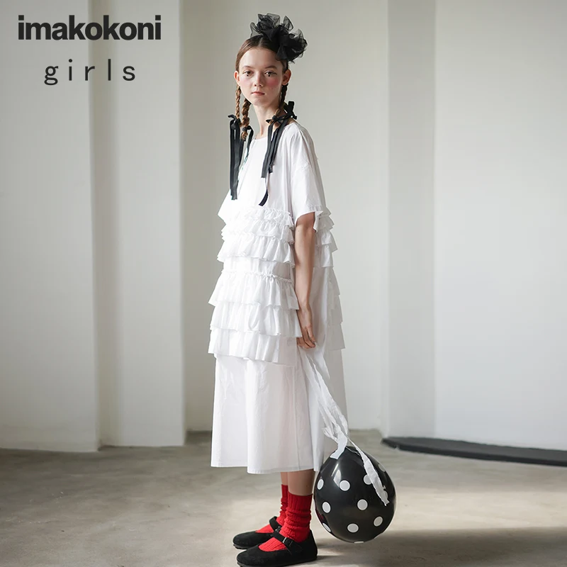 Платье imakokoni в японском стиле оригинальное платье большого размера тонкое