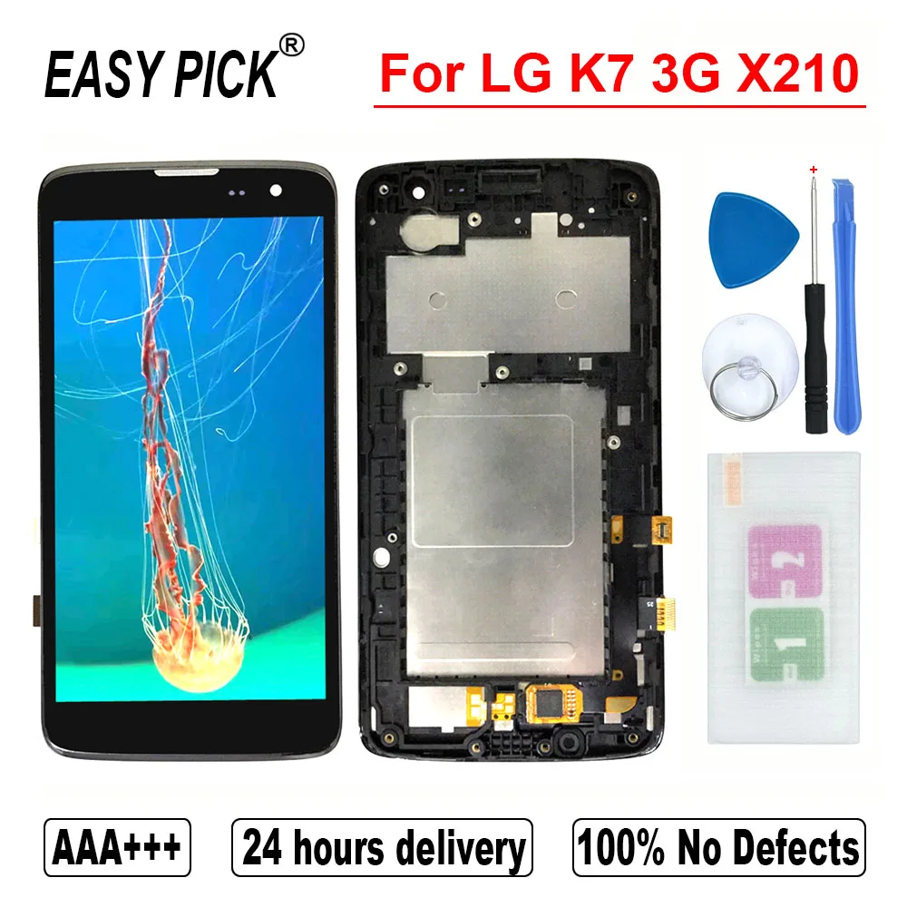 Для LG K7 3G X210 ЖК дисплей для LTE 4G MS330 AS330 K332 K330 X210DS L51AL L52VL|Экраны мобильных телефонов| |