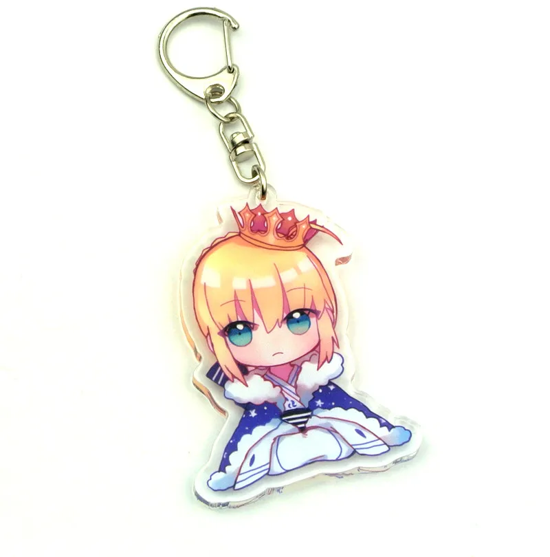 Аниме Fate/Grand Order Jeanne dɺrc (Alter) брелок для ключей Подвеска Хэллоуина Косплей