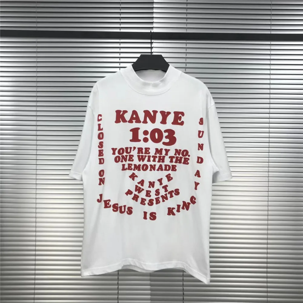 Футболка Kanye West с надписью Trust God для мужчин и женщин высококачественные хлопковые