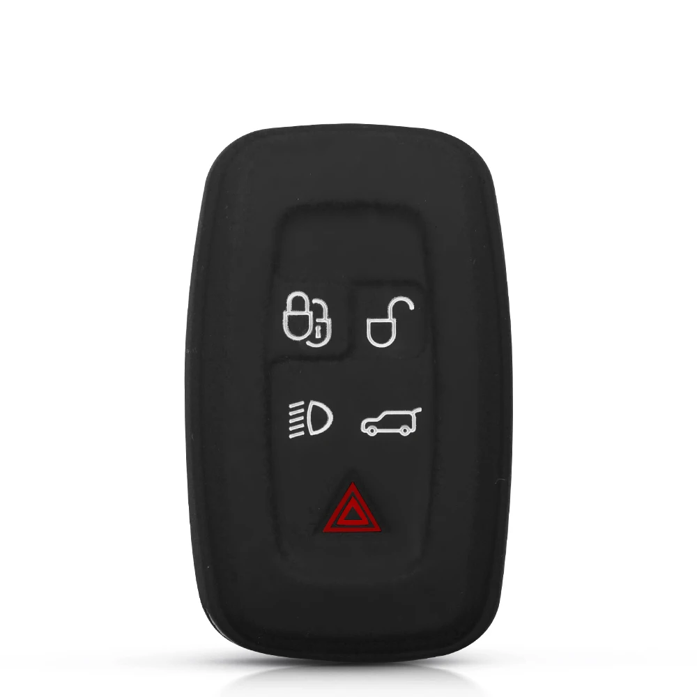 

KEYYOU 5 кнопок силиконовый чехол для ключей от машины Keyless для Land Rover Discovery 4 Range Rover Sport Vouge 2009 2010 2011 2012