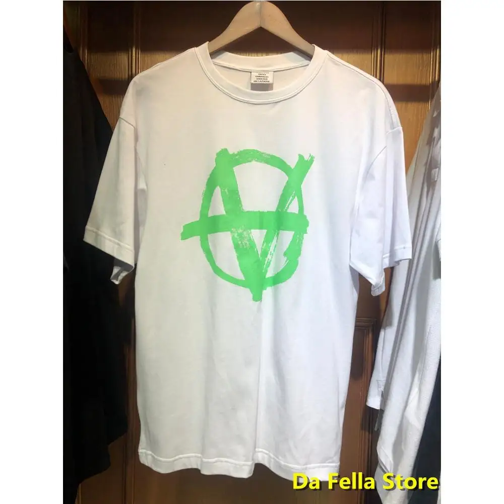 2020SS футболка с логотипом почтового индекса анархии мужская и женская летние