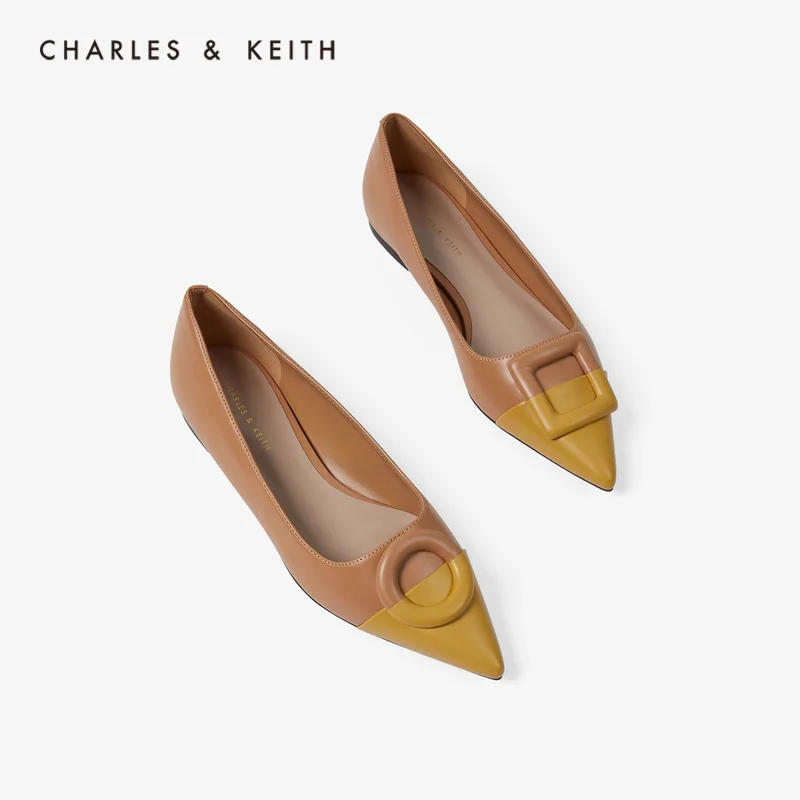 CHARLES＆KEITH Новинка на Весну и Лето2020CK1 70580135Женские туфли Острый Носок Сандалии с