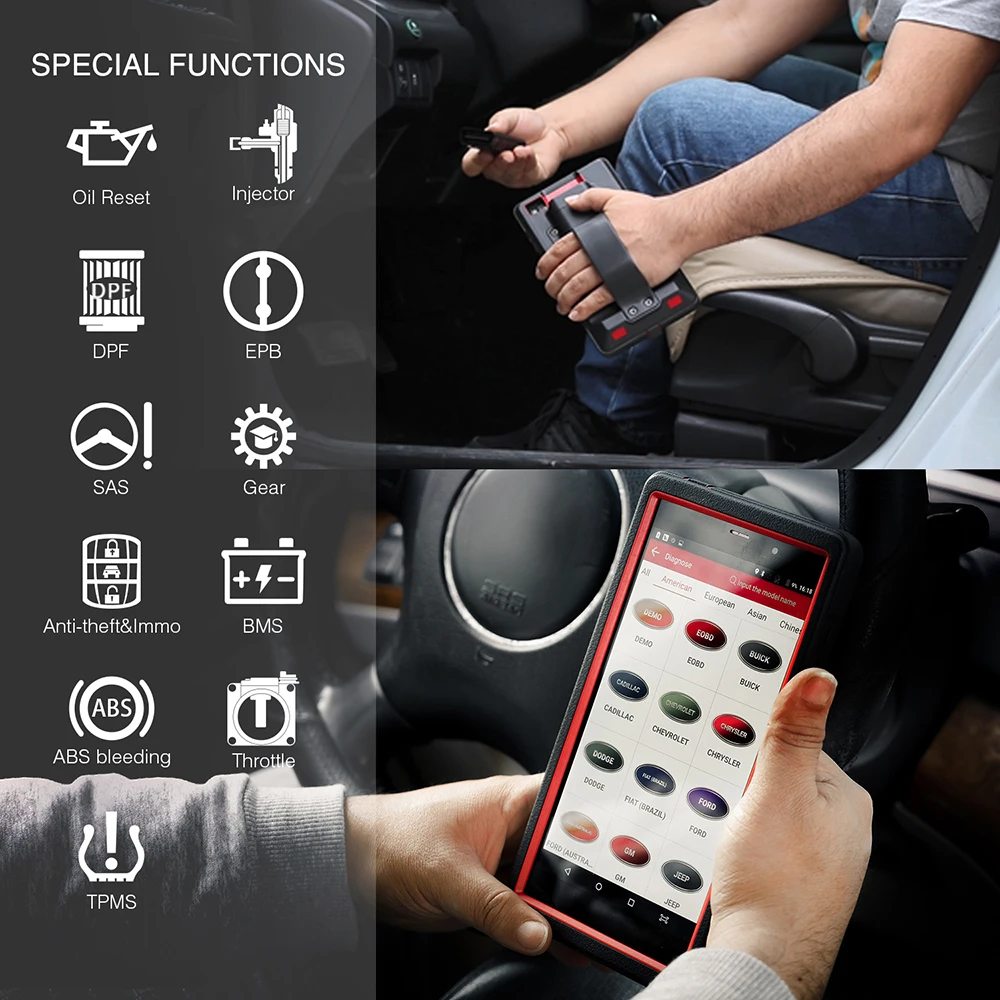 OBD диагностический инструмент LAUNCH X431 Pro мини полный системы автоматический диагностический сканер WiFi/Bluetooth X-431 Pro мини Автомобильный сканер