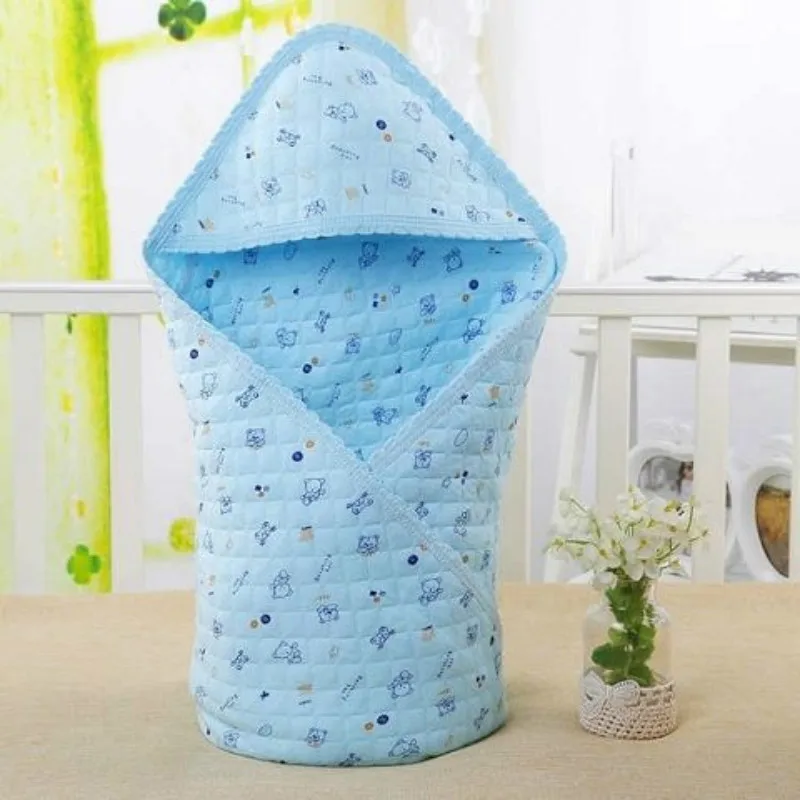 Пеленальное Одеяло для новорожденных мультяшное Хлопковое одеяло с капюшоном