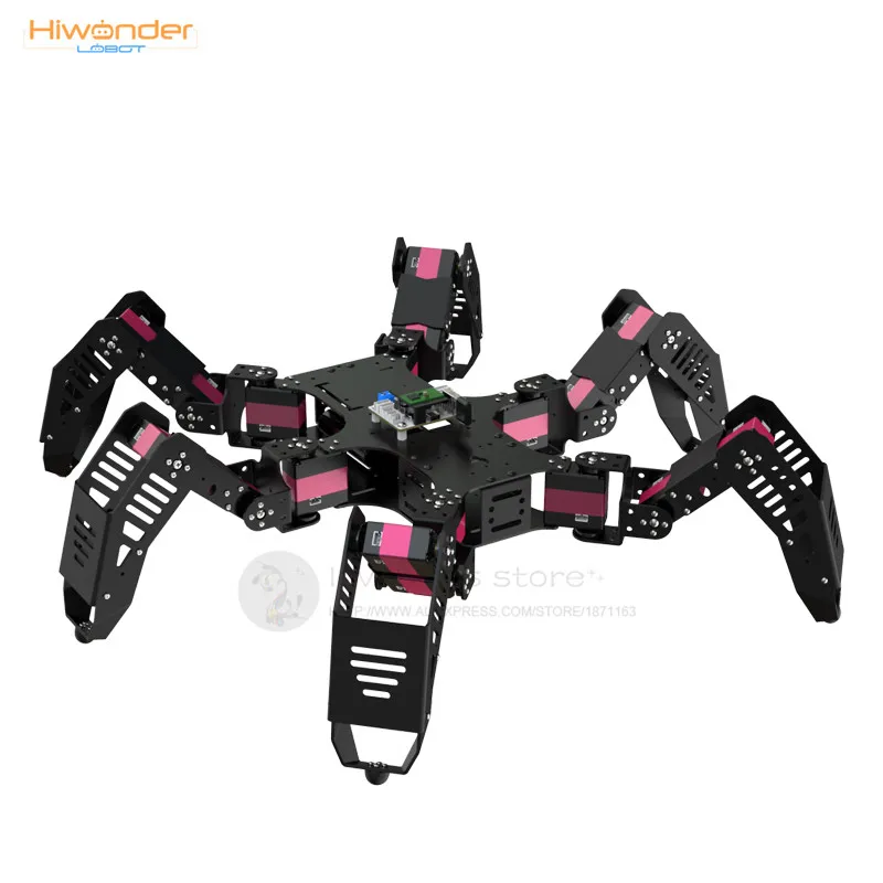 

Lobot 18DOF Hexapod spider bionic robot Spiderbot HV bus servo programmable APP control