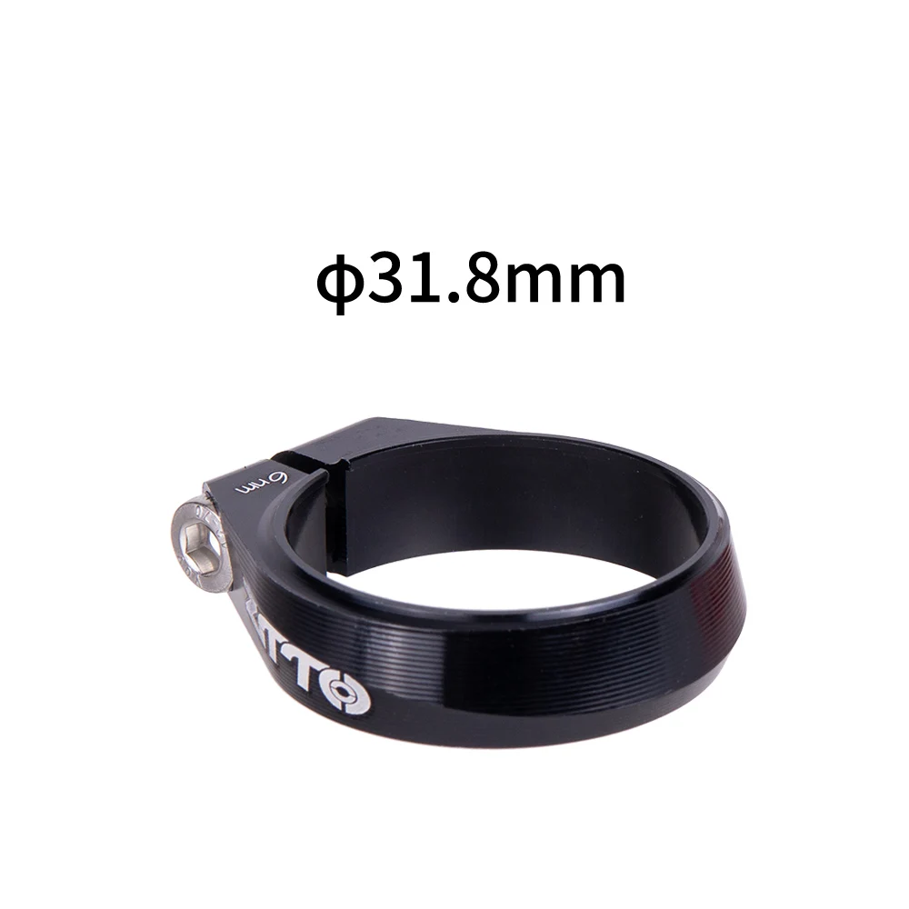 Black 31.8mm CNC ZTTO CNC зажим для подседельного штыря 34,9 мм высокопрочный зажим для подседельного штыря 31,8 мм черный красный для MTB шоссейного велосипеда - Цвет: Black 31.8mm CNC