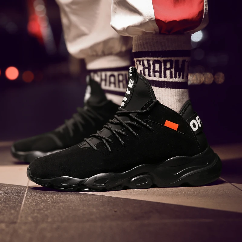 New Men Shoes Trend Matte Leather Sports Casual High Quality Old Autumn And Winter Comfortable Sneakers |