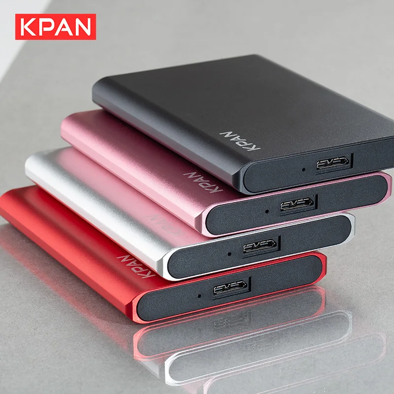 Original KPAN 2.5“ Metal Case Black External Hard Disk Drive 1TB 2TB HDD 500GB USB3.0 Storage Devicefor PC, Mac, XBOX ONE, PS4/5