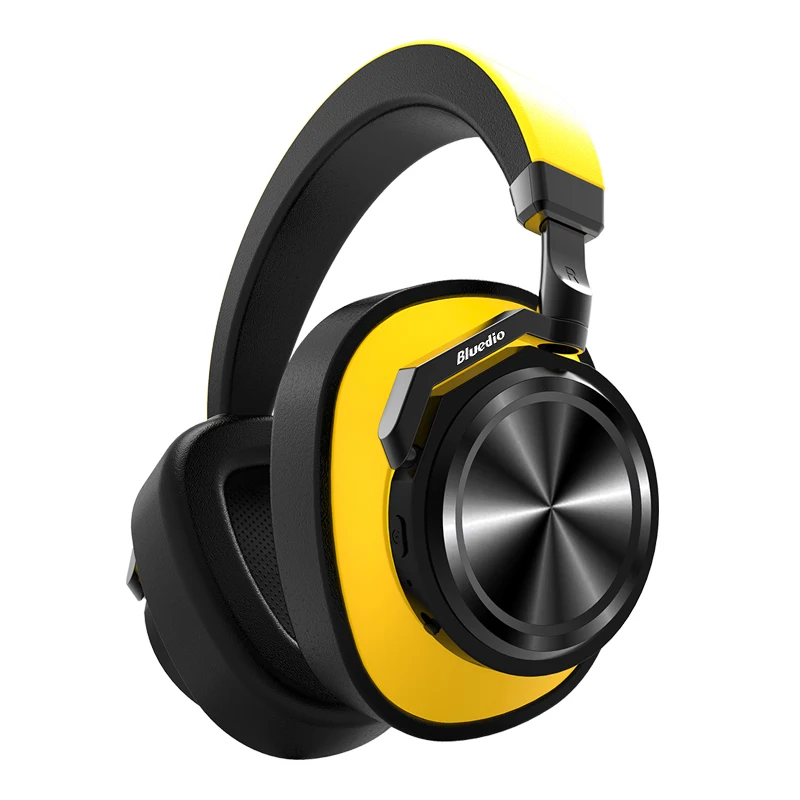 Bluedio T6 Active Шум отмена Беспроводной Bluetooth наушники с микрофоном для музыки аксессуар для сотового телефона - Цвет: yellow old version
