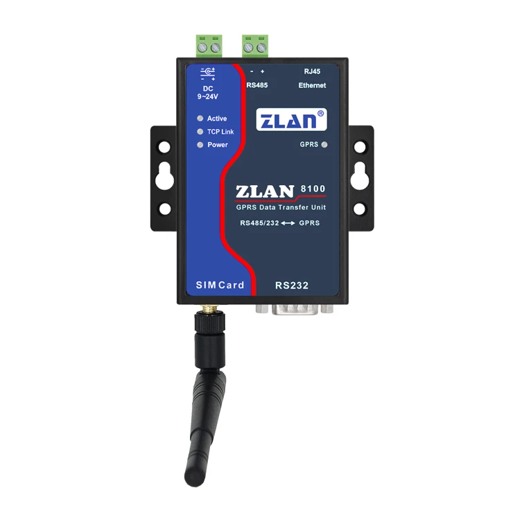 ZLAN8100 RS232 RS485 к GSM модем GPRS Ethernet 2G последовательный порт серверный маршрутизатор| |