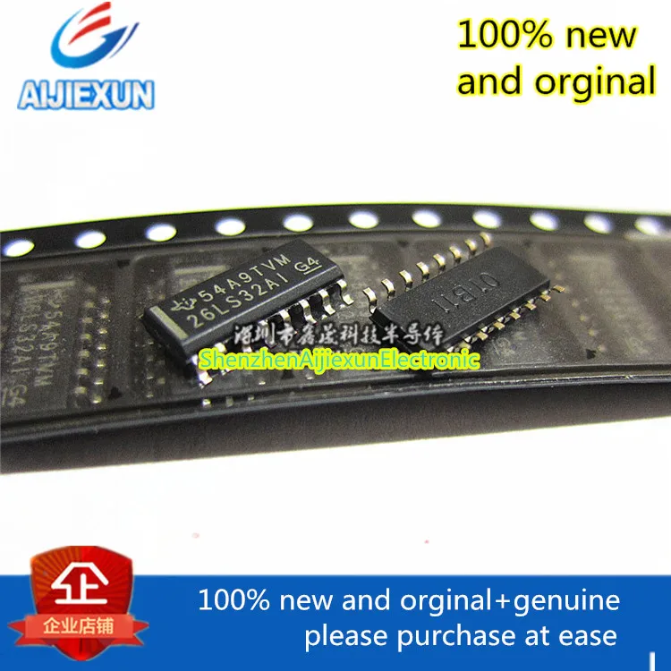 10Pcs 100% New and original AM26LS32AIDR AM26LS32AID AM26LS32 QUADRUPLE DIFFERENTIAL LINE RECEIVERS SOP-8 large stock