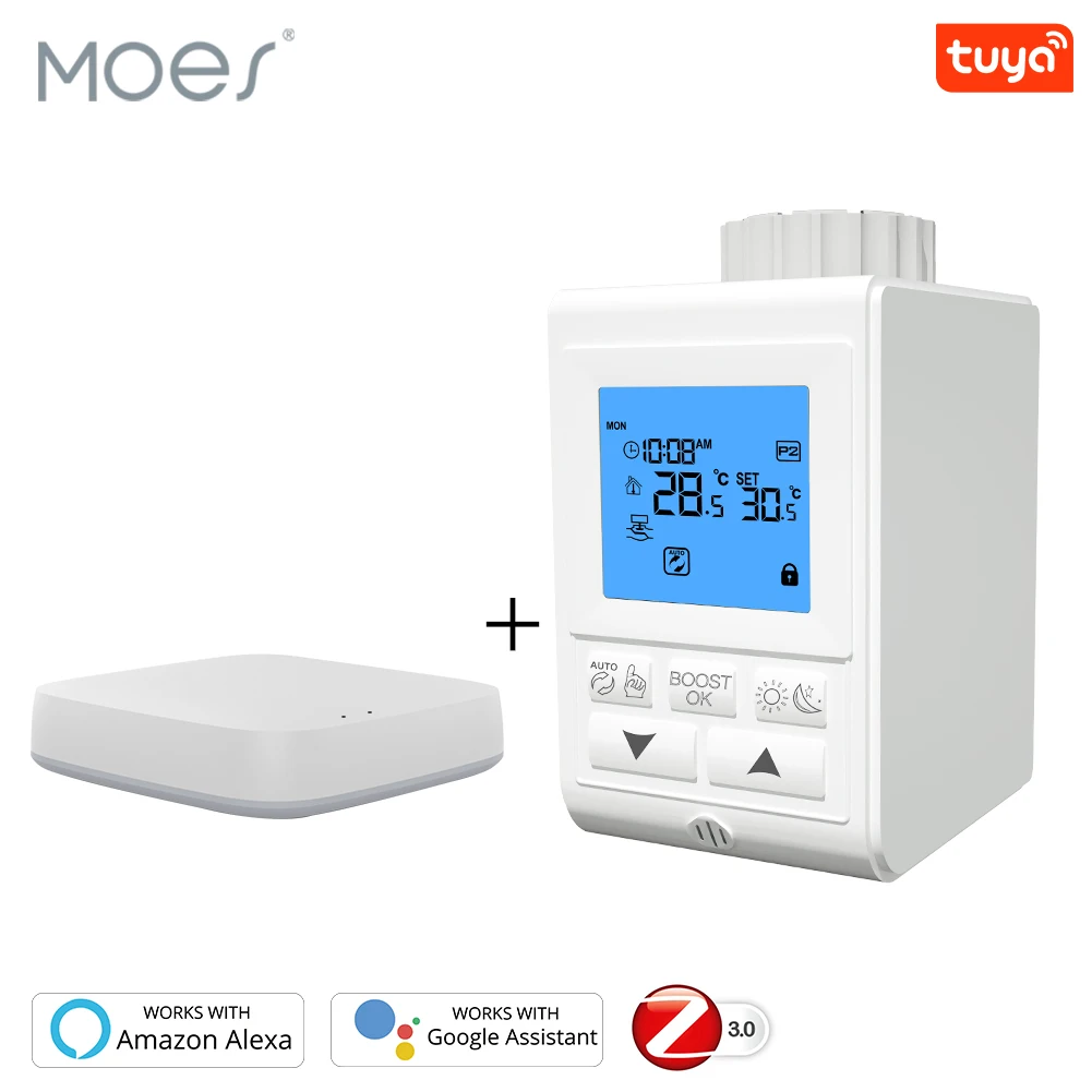 Термостатический радиатор Smart TRV устройство управления клапаном Zigbee Нагреватель
