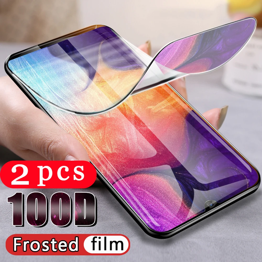 Защитная пленка для samsung galaxy A90 A80 A70 A60 A50 A40 A30 A20 Гидрогелевая 2 шт.|Защитные стёкла и