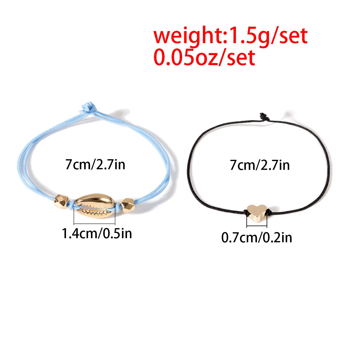 

Schelpen Armband Heart Stacked Bracelet Sets Thin Chain String Friendship Tree Life Bracelet Armband Dames Regalos Para Mujer