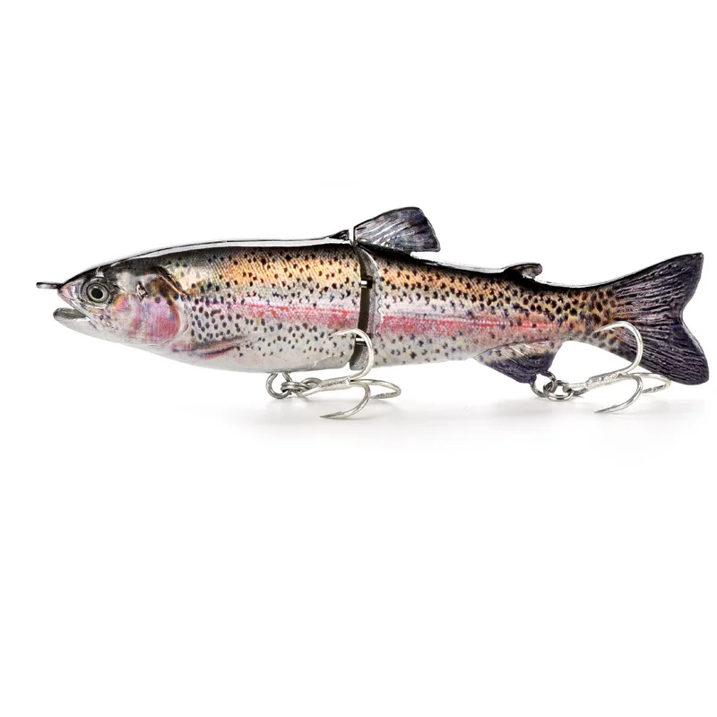 

Fishing Lure 12.5cm 24g Multi Jointed Swimbait Wobblers Hard Bait Leurres Fishing Tackle for Bass Trout Pesca Isca Carp