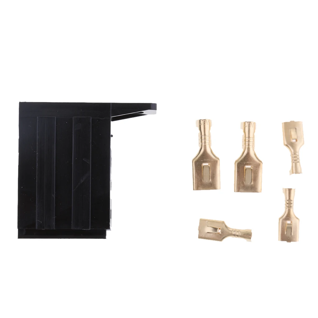 12V 5Pin 30Amp держатель автомобильного релейного гнезда с креплением клеммами